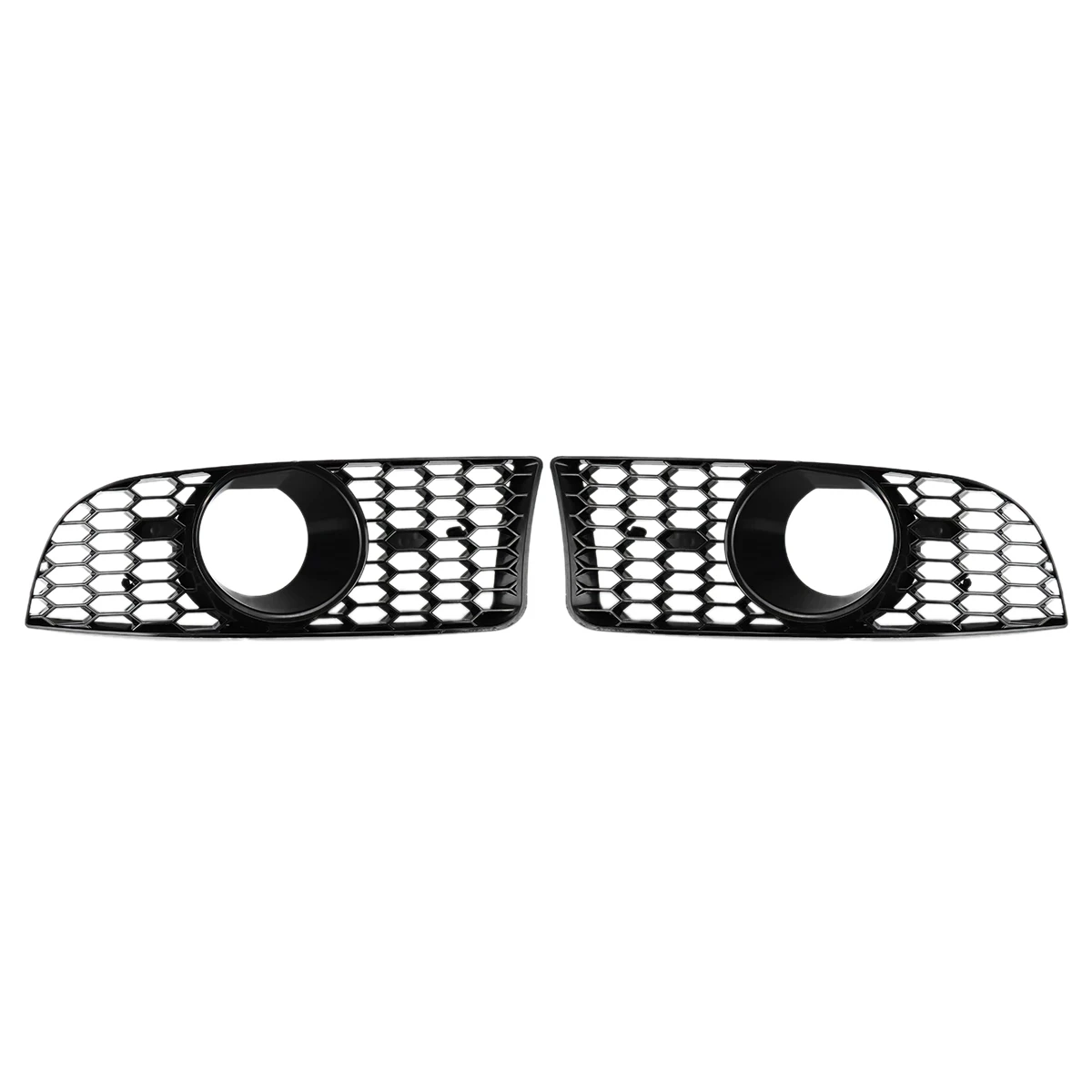 M3 Style Car Front Bumper Fog Light Grille HONEYCOMB HEX Grill Fog Lamp Cover Hoods for BMW E90 E91 E92 E93