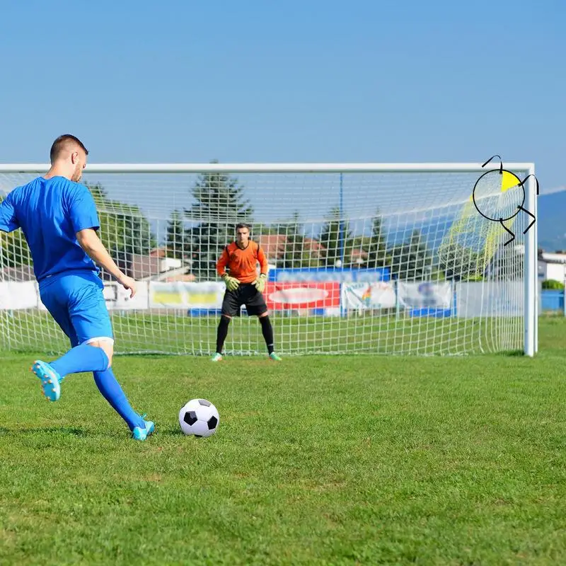 Football Target Net Foldable Football Training Net Easy to Attach and Detach Youth Free Kick Practice Shooting Soccer