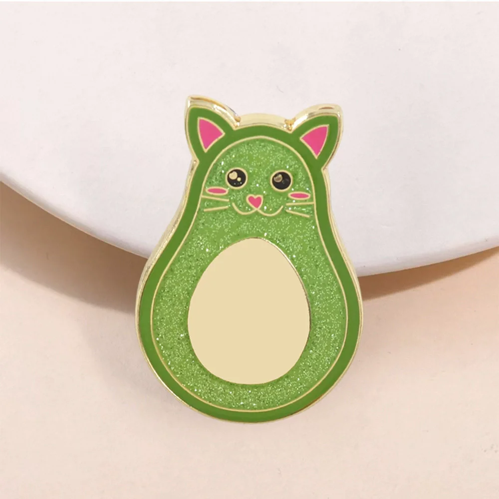 

Крутые эмалированные булавки с авокадо на заказ, милые броши-космонавты с изображением кота, значки на лацканах, ювелирные изделия с героями мультфильмов, подарок для детей, друзей