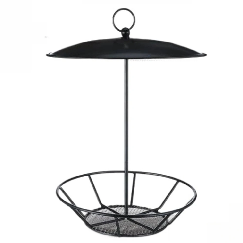Outdoor Bird Feeder Suet Cake Feeder Backyard Bird Feeding Holds Up To Four Cakes Sturdy Metal Construction For Backyard