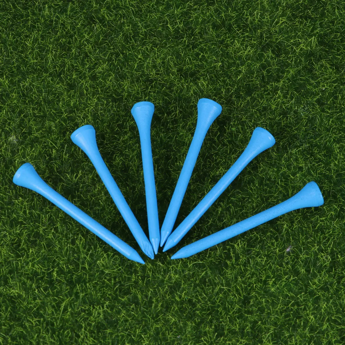 

100pcs 8.3Cm Wood Accuracy Durable Long Lasting Reusable Golf Accessories Yards Wood Tees Yards Tees