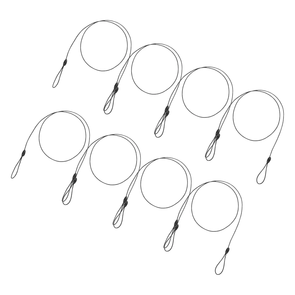 

8Pcs Elastic Lanyard Touch Pen Stylus Mask Holder Retractable Cord Antilost Leash Plastic Spring Rope Badge Chain