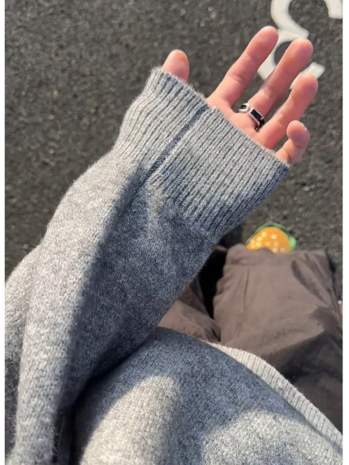 

Light ey Hooded f Open Knitted Sweater Men's Winter Faion Lazy Sle Oversize Knitted Coat Thiened Long Sve Polye...