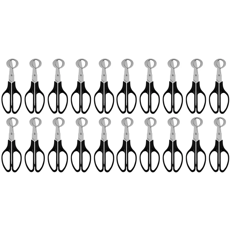 

SOFT-20PCS Egg Scissors Quail Egg Shell Cutters Separator Small Quail Egg Cracker Quail Scissors Opener Cigar Cutter