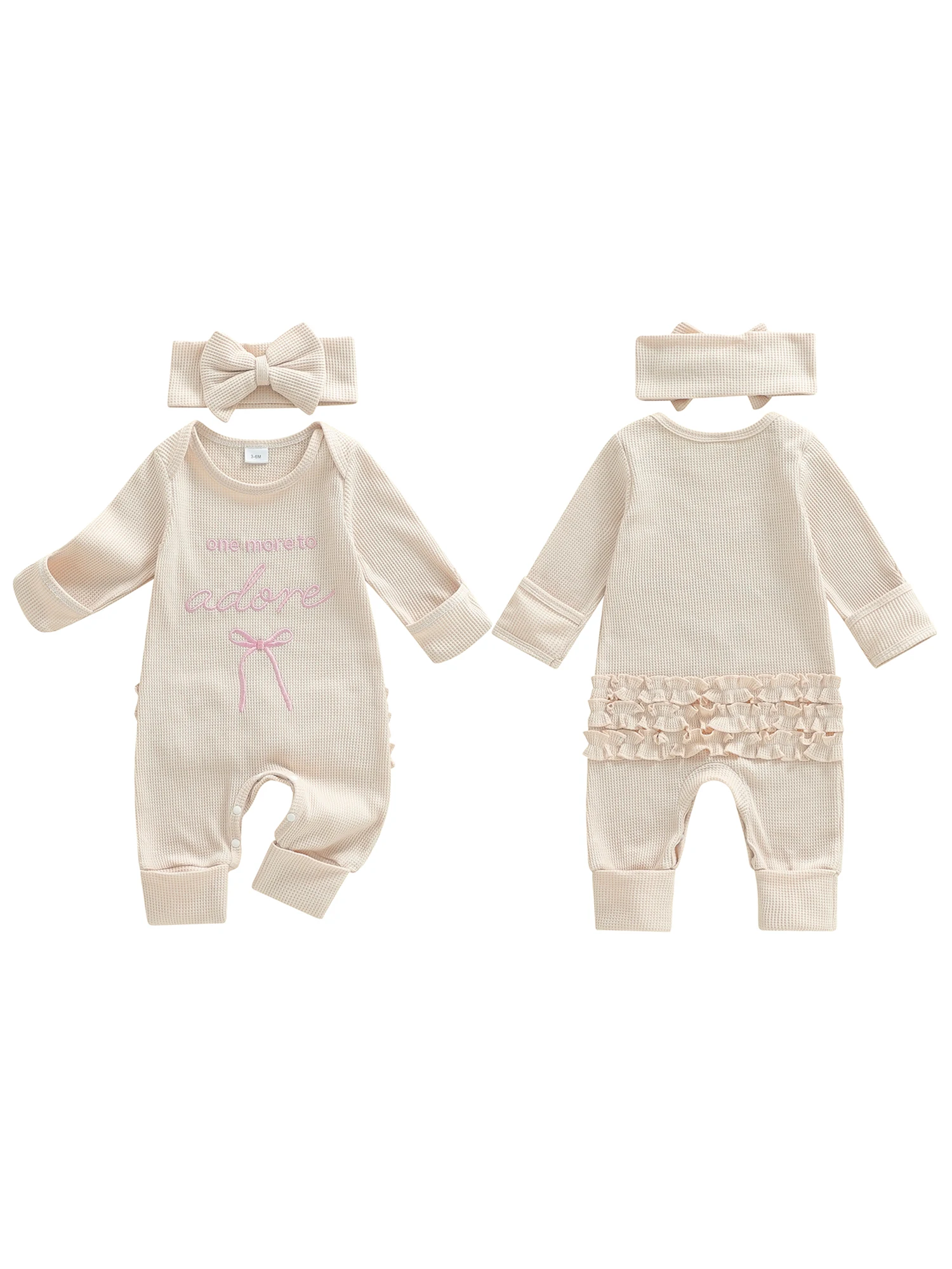 

Очаровательный зимний наряд для маленьких мальчиков, комбинезон с капюшоном и принтом медведя и варежки в тон, комплект из трех предметов для холодной погоды