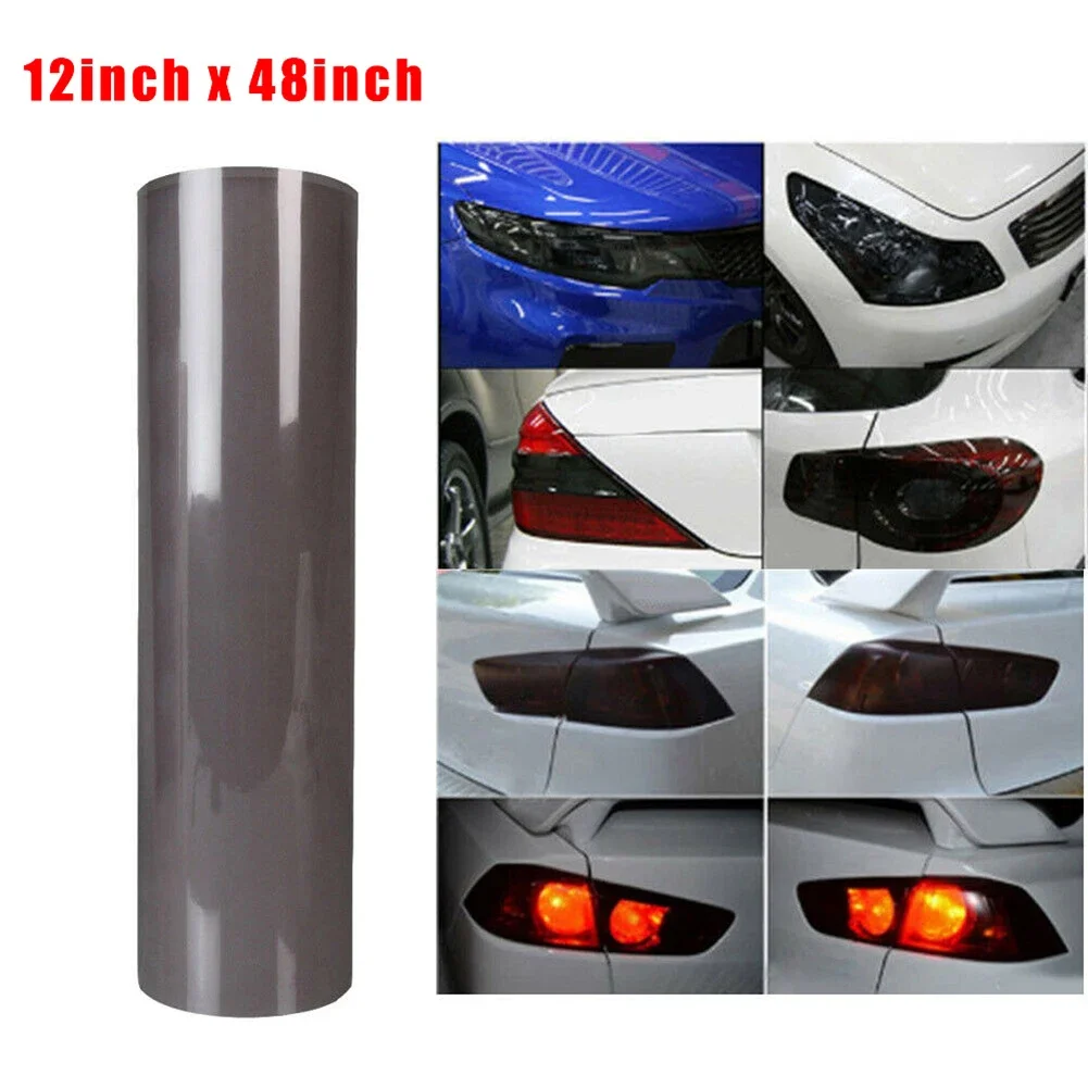 Car Dark Black Lights Black Car Lighthouse Tail Light Headlights Fog Vinyl Styling Film Foil Stickers Covers UV Protections