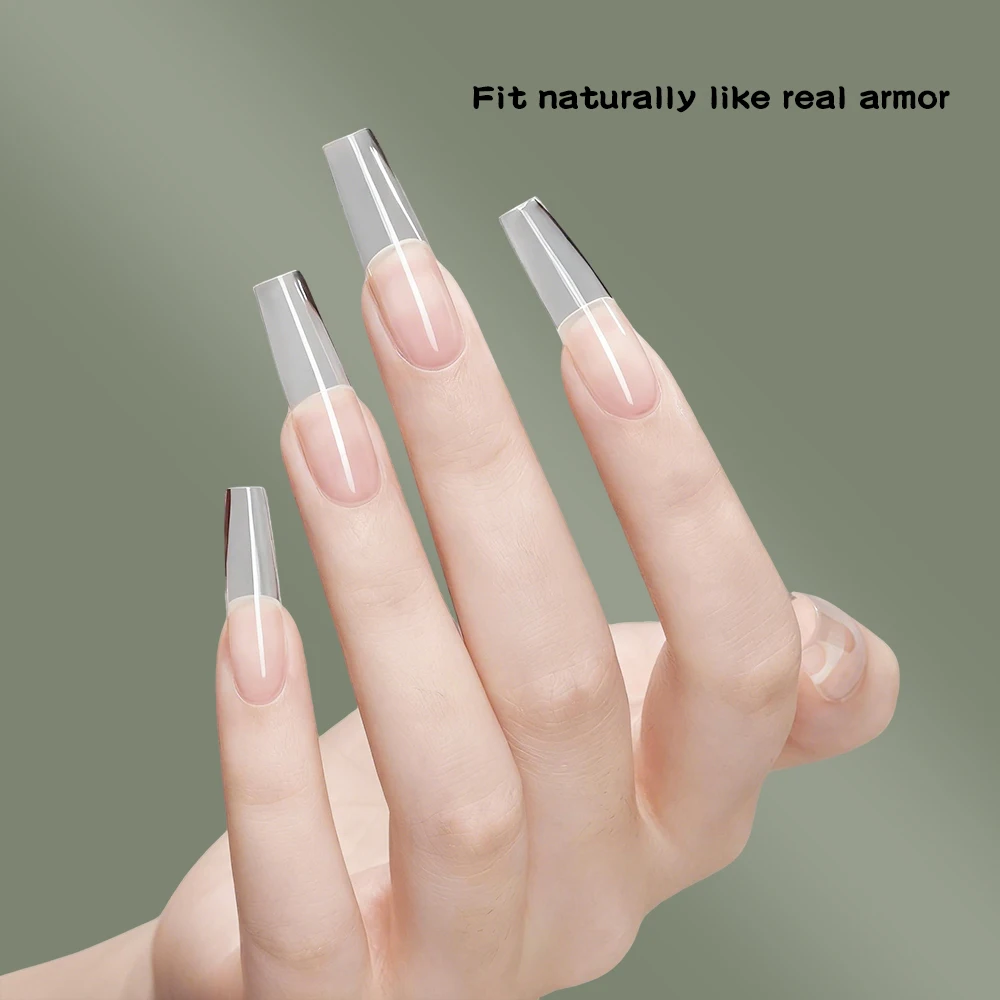 60/240 Stück Sandwich-Nagelformen, Builder-Gel-Verlängerungsformen, obere untere Schicht, Nagelkunst, DIY-Werkzeuge für Salon, kein Kleber, schnelle Formgebung