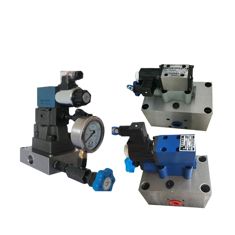 Generic Hydraulic Shearing Machine Accessories Includes Electromagnetic Reversing Valve Overflow Valve Hydraulic Valve Group