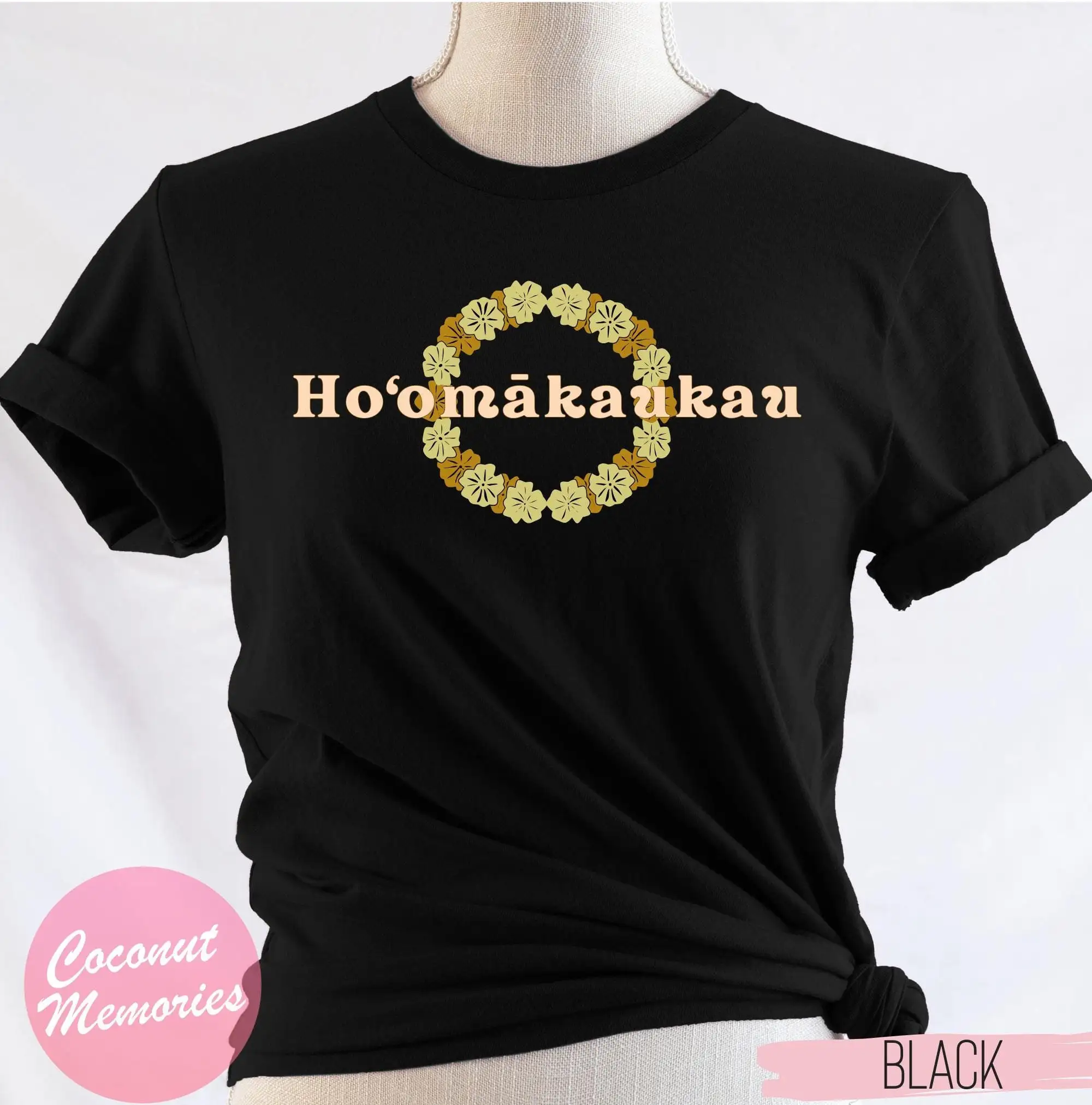Футболка Hoʻomravelau Футболка Kumu Hawaiian Teacher Hula  Visslelo Hawaii Language Тропический венок