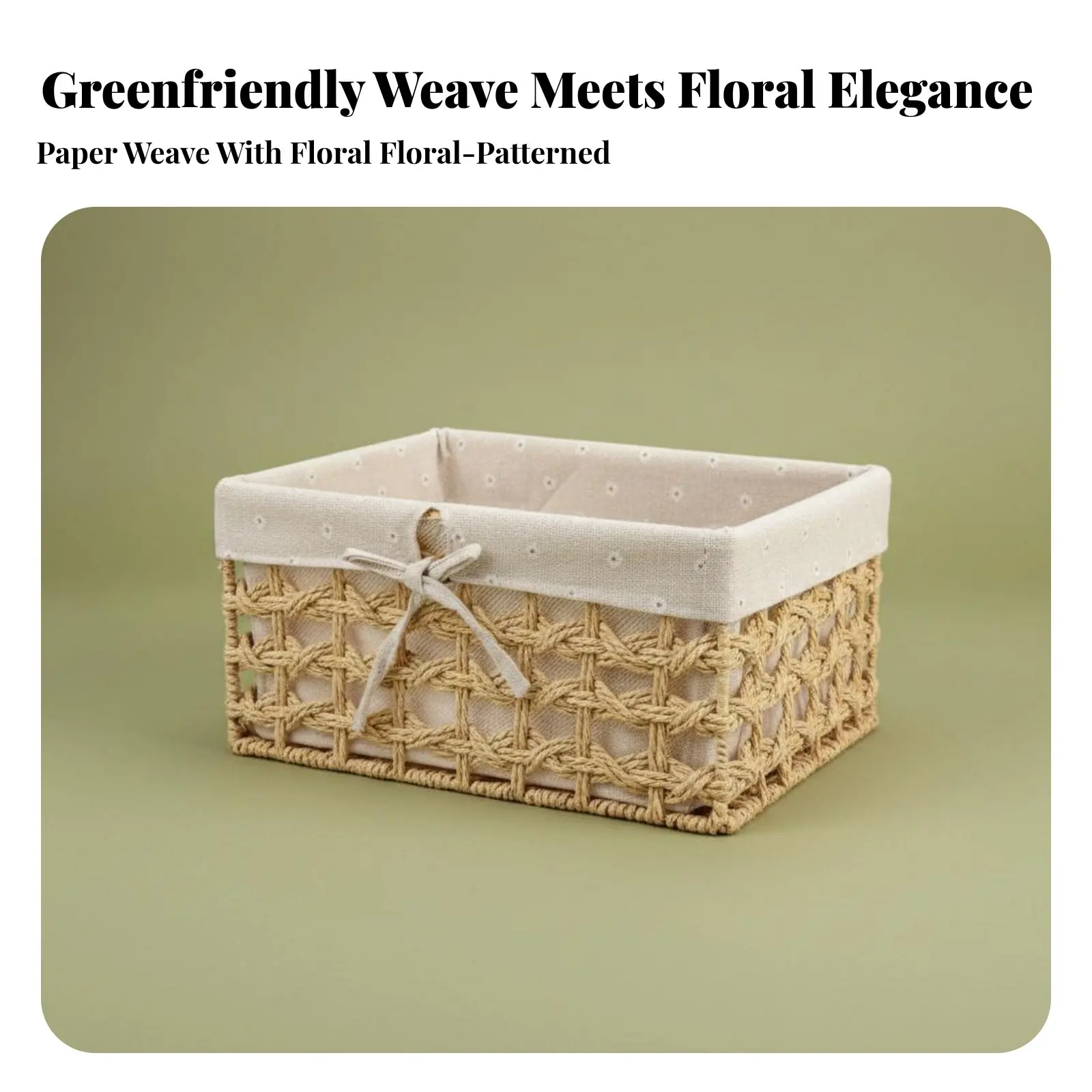 Woven Rectangular C…