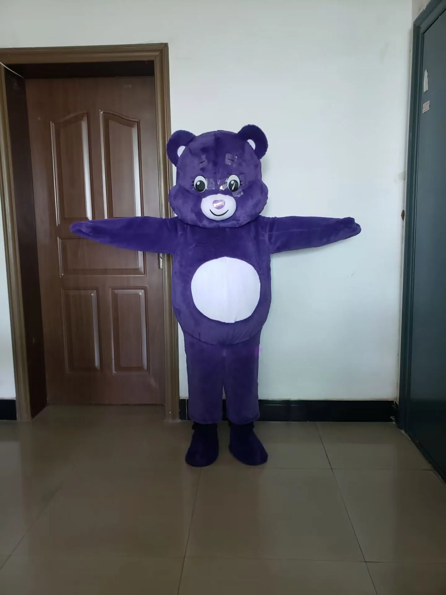 Schattige regenboog beer mascotte kostuum volwassen anime cartoon liefde beer cosplay kostuums carnaval feest verjaardag karakter halloween outfits