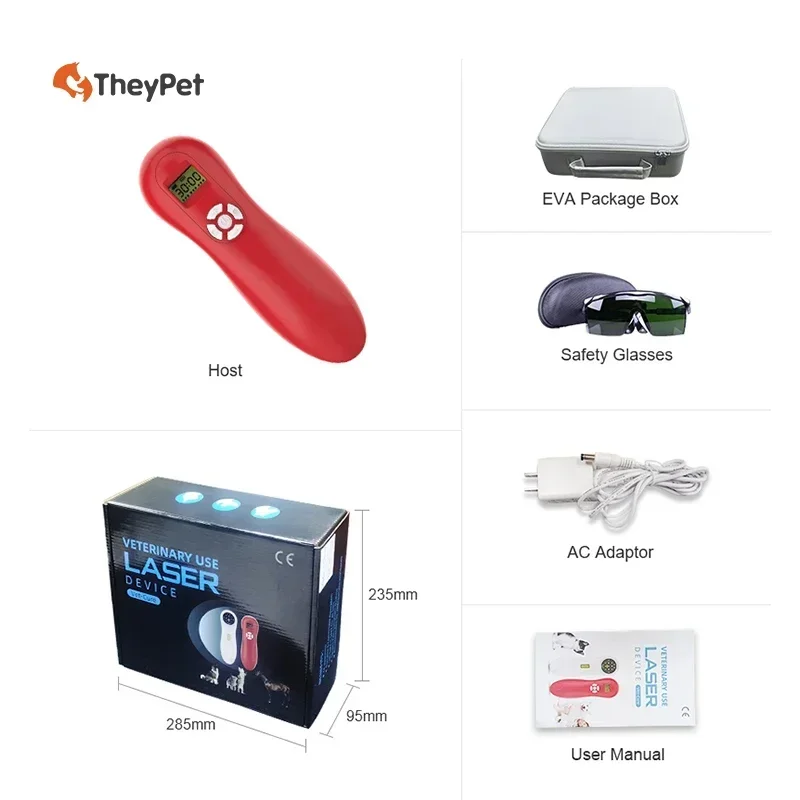 2026/Portle Painless Drugless Low-Level Therapy (LLLT) Equipment for Veterinary Use Physical Pain Relief Massage Therapists