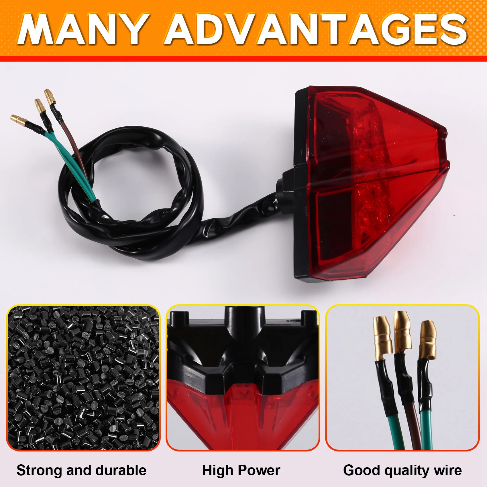 

ABXN-Для Ex EXC EXCF XCW XCFW XWF 150 250 300 350 450 500 Мотоцикл Байк Задний фонарь Тормозной фонарь Номер детали. 797140400