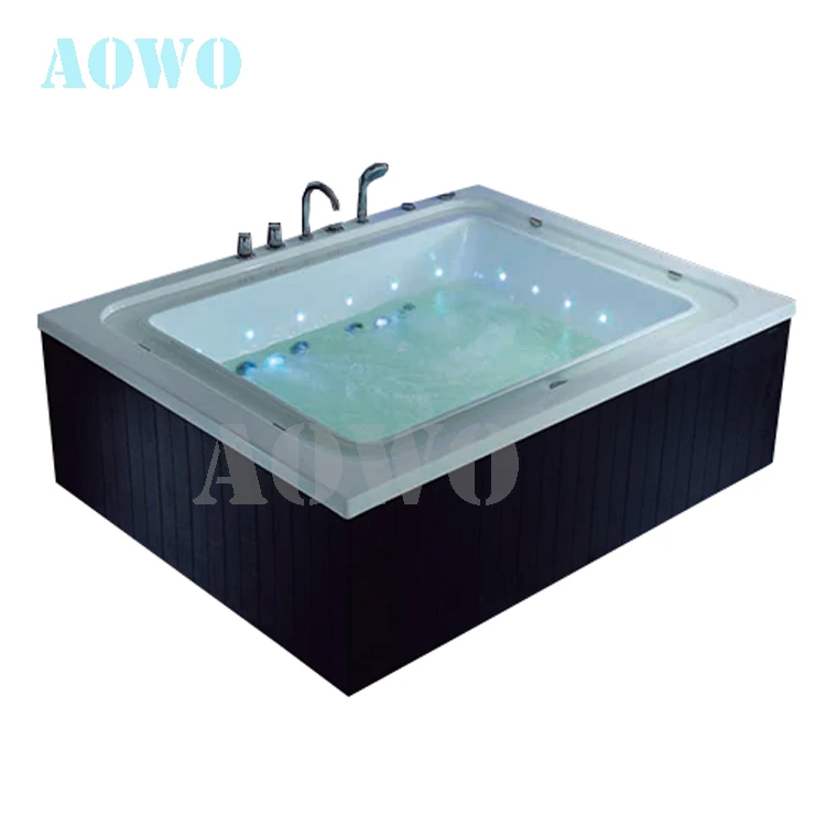 Hot Selling Natural Bubble  Bathroom Tubs Marble Spa Bathtub Jakuzzy for Hotel Customized Accessory Style with 2 Seks Person Spa