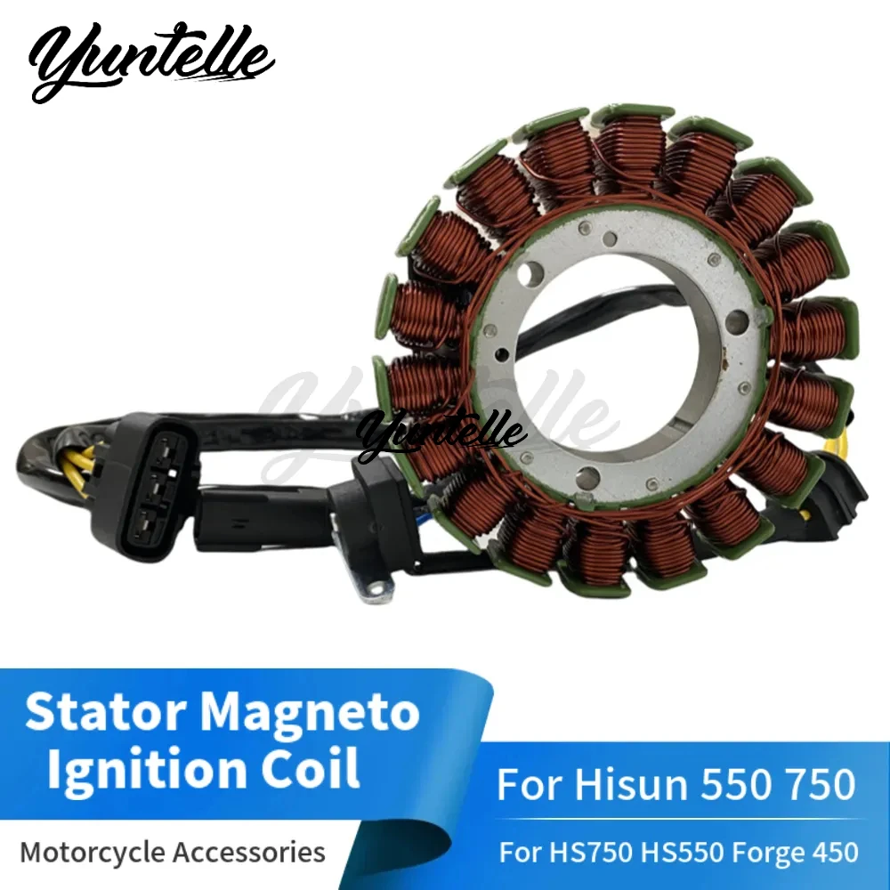 Engine Ignition Coil Stator Generator For Hisun 550 750 HS750 HS550 Forge Vforge Sector Vector Strike 450 Motorcycle Accessories