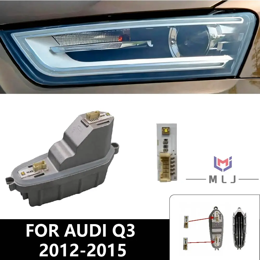 

For Audi Q3 2012 2013 2014 2015 Car headlight OE 8U0941475A Headlight Module Control Unit Daytime Running Light Source Angel Eye