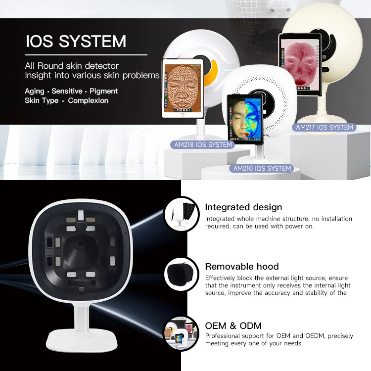 Scanner Beauty Equipment And Use Skin Analyzer Face Skin Analysis Machine