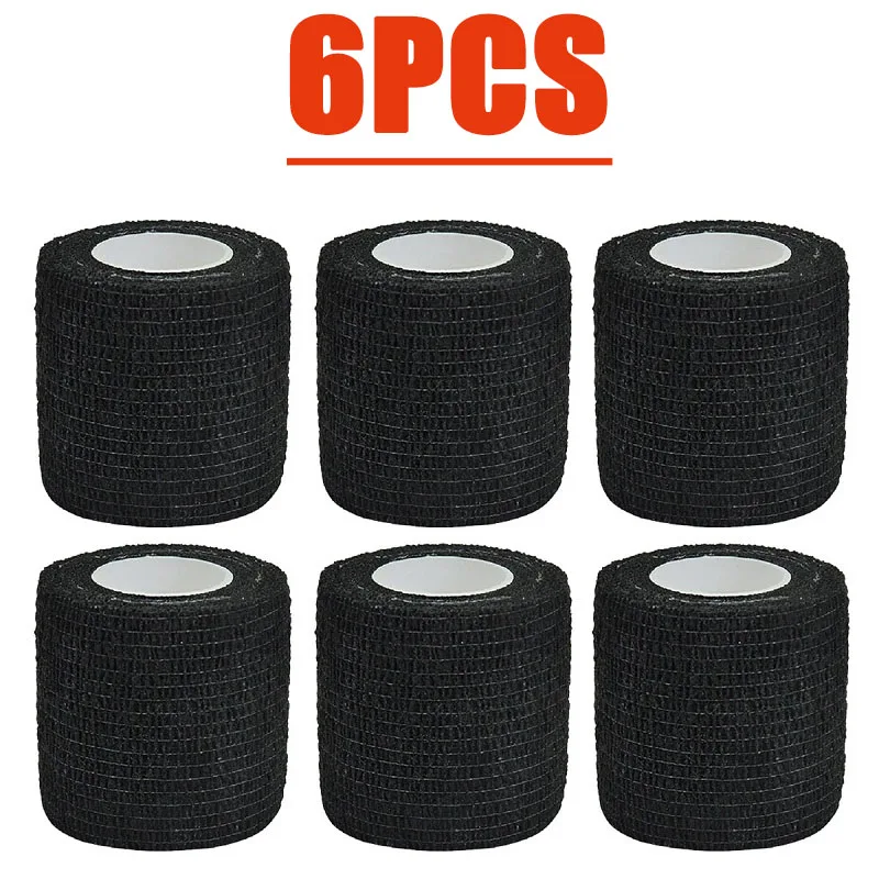 3/15/30/48Pcs Schwarz Sport Selbstklebende Elastische Bandage Wrap Band Hansaplast Für Knie Unterstützung Pads finger Knöchel Palm