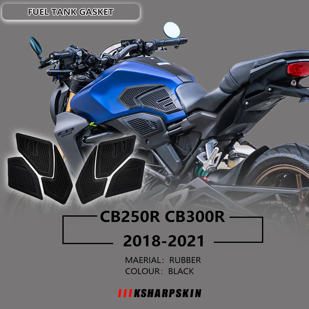 

3D Motorcycle Fuel Tank Pad Knee Pad Protector Side Sticker Suitable for CB250R CB300R 2018-2021