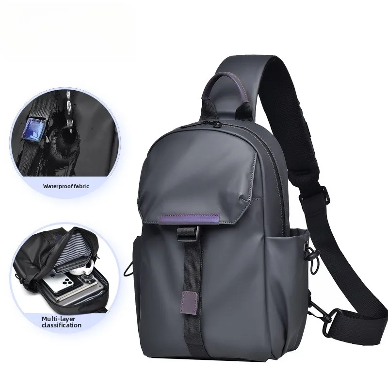 الرجال الصدر الصدرية حقيبة الهاتف الخليوي مكافحة سرقة Crossbody مساعد الظهر رجل الكتف عالية الجودة الفاخرة مصمم 2026 حقيبة غولف