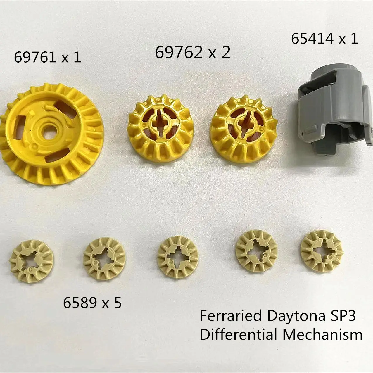 1 Pcs Buildings Blocks 65414 Gear Differential Housing Collections Bulk Modular GBC Toy For High-Tech MOC Set