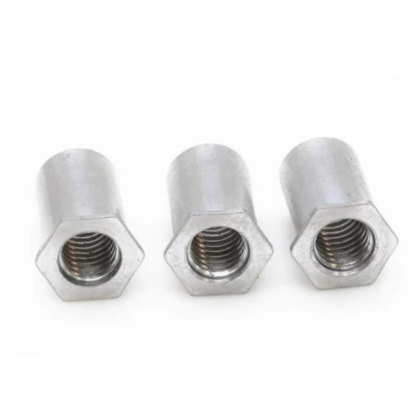100pcs Aluminum alloy Through Hole Hexagonal Rivet Stud Rivet Nut  M3 M4 M5 M6 M8 Column Riveting Length 3mm-12mm