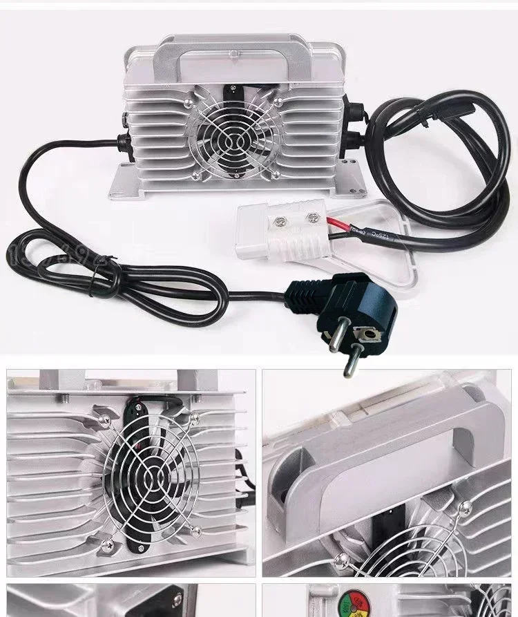 

Lead-acid Battery Smart Waterproof Charger 48V 60V 72V 15A 20A 25A 30A 50A Sealed IP66 High-power Charger