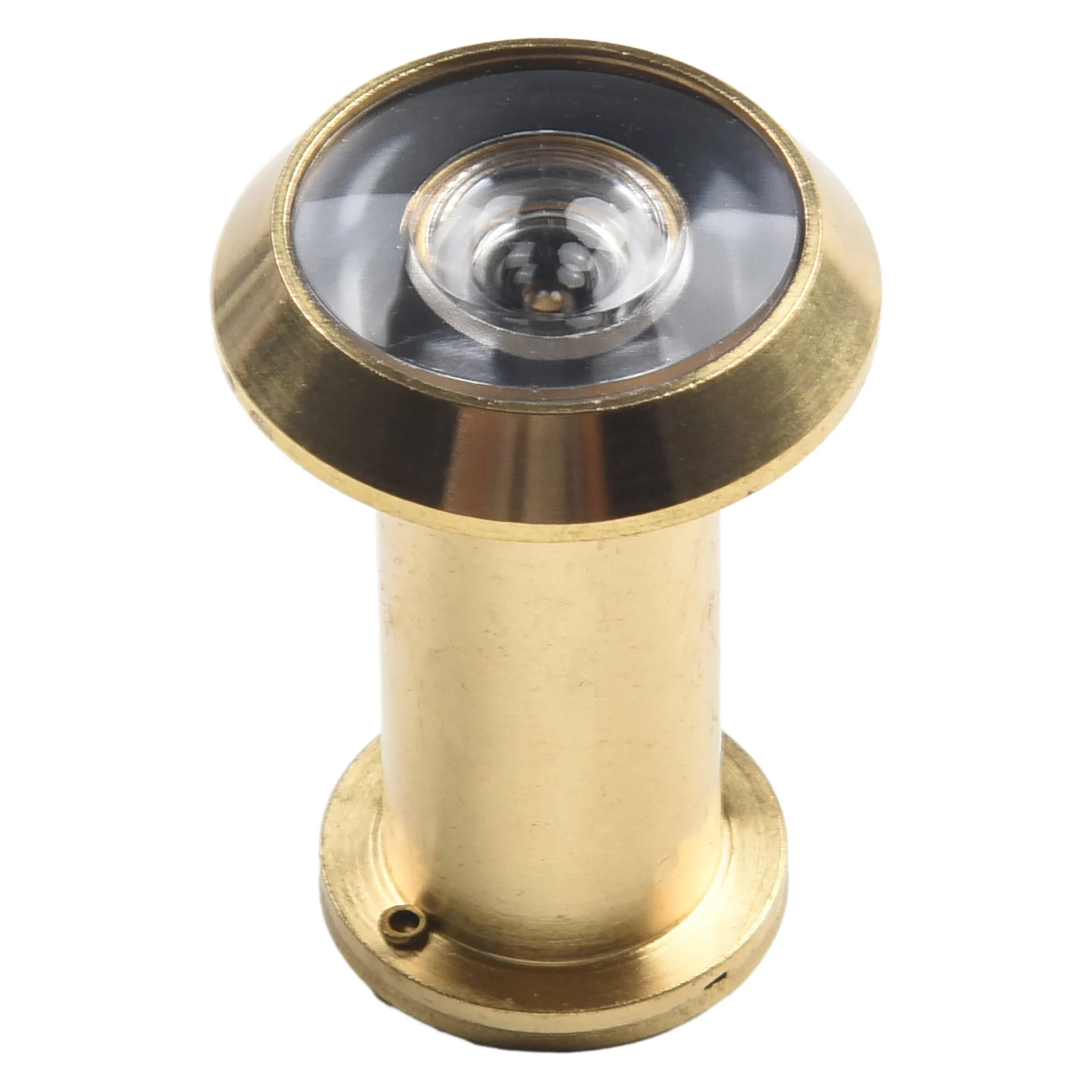 Door Viewer Door Peephole Viewer 200 Degree Viewing Angle Adjustable Threaded Tube Easy Installation Gold Household New