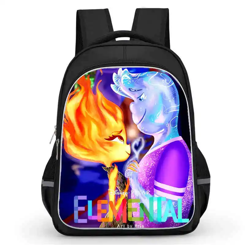 

Child School Backpack with Double Zipper Pocket,Cartoon ElementTal School Backback for Boys Girls,Durable 16-in Child Backpack
