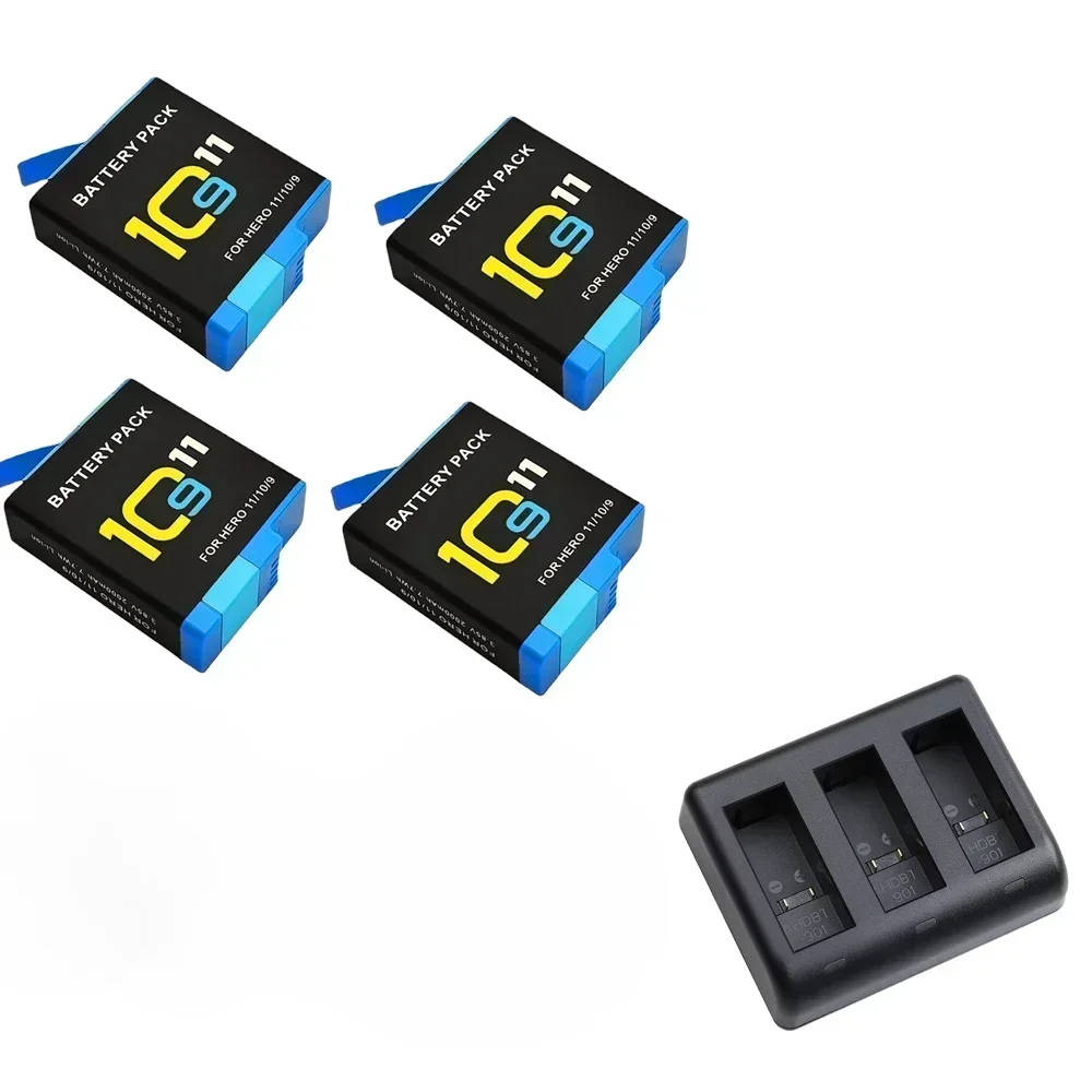 

AHDBT-901 Is Suitable for Gopro11 Motion Camera HERO11 10 9 Full Decoding Battery AHDBT-901/10/9