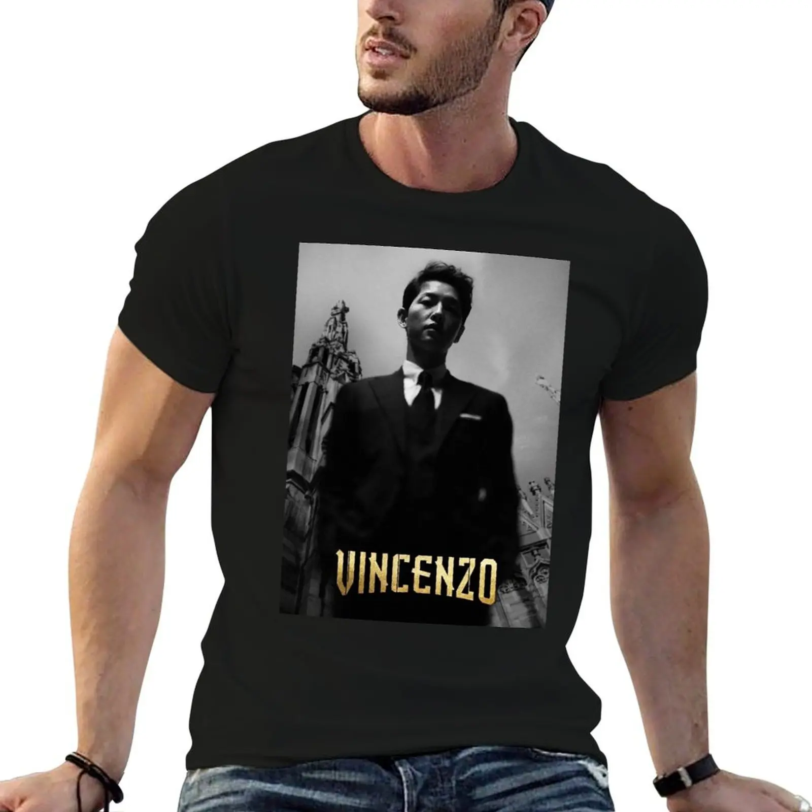 

vincenzo poster - vincenzo tshirt - vincenzo sticker T-Shirt quick drying oversizeds anime t shirts mens graphic t-shirts funny