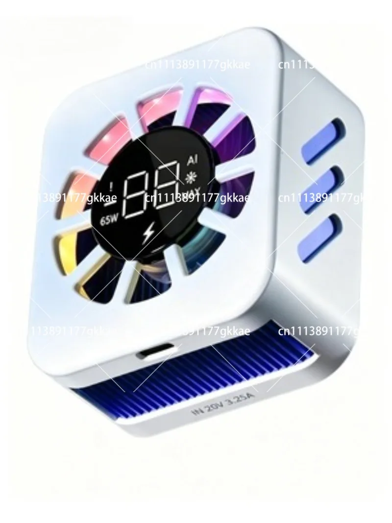 Mobile Phone Cooler 65W Wireless Charger Magnetic Semiconductor Radiator for Gaming