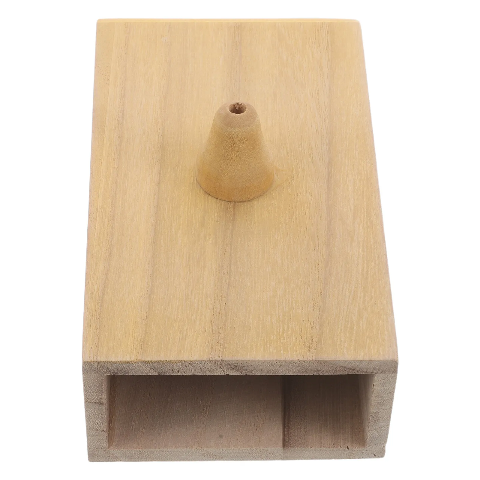 Tuning Fork Wooden Resonance Box 5.8x3.5x2.8in Acoustic Sound Propagation Vibration Box for Classroom Meditation