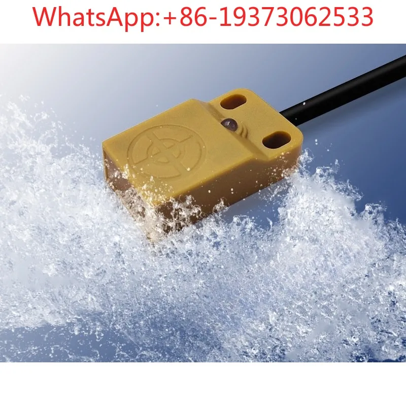 Square Proximity Switch Sensor Metal Induction Switch 24V Three-wire Four-wire NPN Normally Open and Normally Closed Waterproof