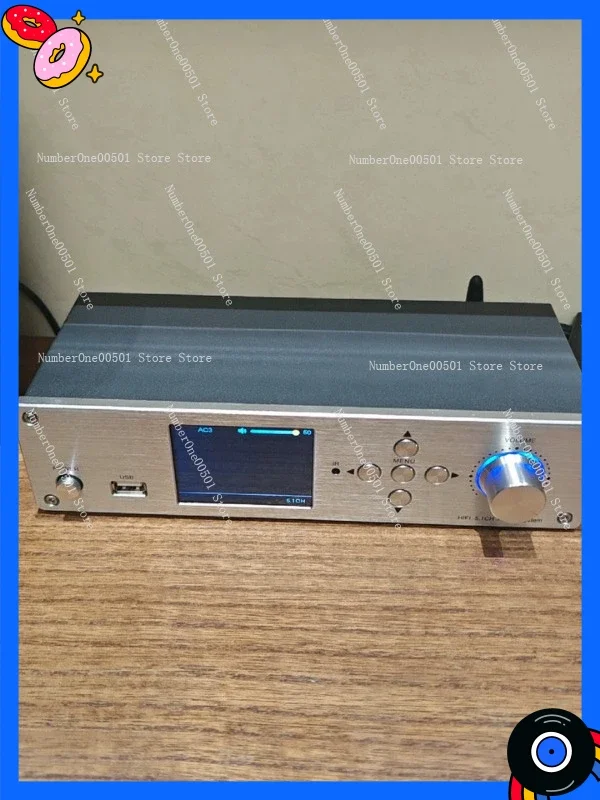 5.1CH  Atmos Decoder DSD Digital Player USB HDMI Input Bluetooth Sound Card HiFi Audio