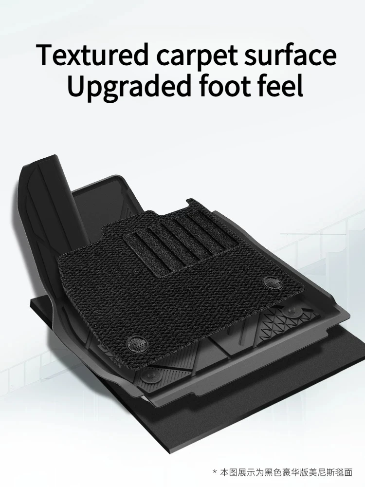 For Luxeed R7 Full TPE Car Mats Environmentally Friendly Waterproof, Odorless, Double-Layer Floor Mats Interior Accessories