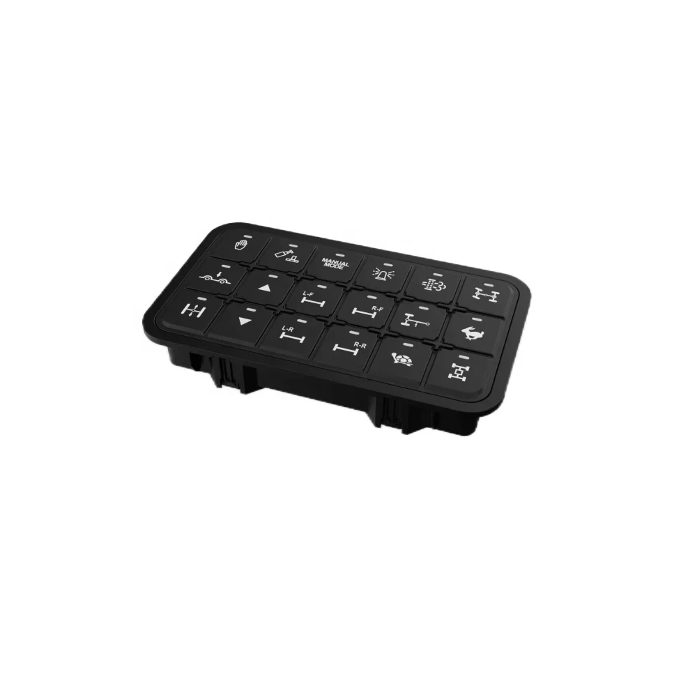 Bestseller, High Quality, Good Price 18 Buttons CAN Bus Keypads Intelligent Control Unit 3*6 Silicone Push Button Switch Panel