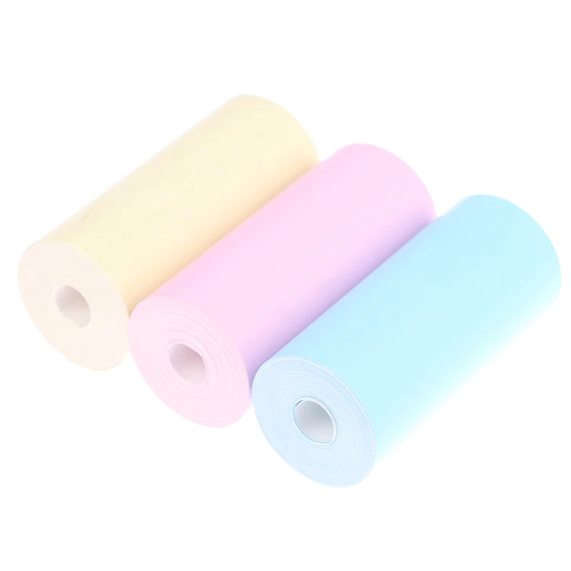 3 Rolls Photo Paper Thermal Printing for Instant Printer Camera Dual Lens Screen 57mm Video Children 57x25mm DIY Sticker