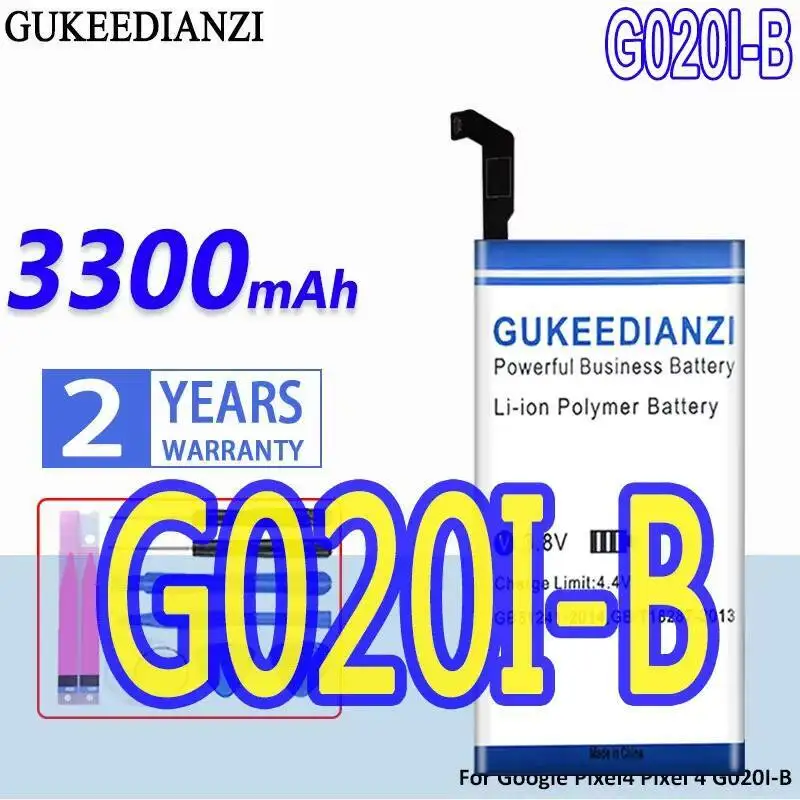 

Аккумулятор мобильного телефона большой емкости для HTC Google Pixel 4 G020I G020M G020I-B 3300 мАч