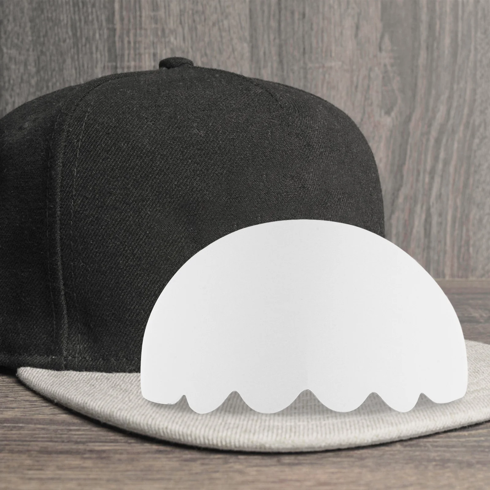 

50Pcs Paperboard Hat Insert Stiffener Dualsided Cardstock Cap Support Baseball Cap Shaper Adult Liner Stiffener for Caps