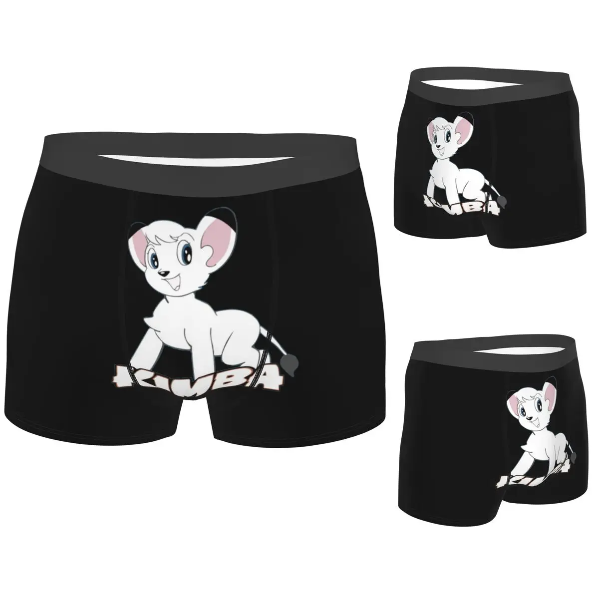 

Boxer Underpants Shorts Kimba White Lion Panties Male Ventilate Underwear for Homme Man Boyfriend Gift