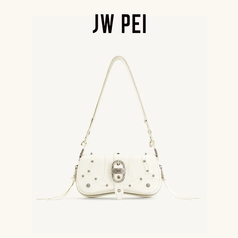 JW PEI Fashion New Women\'s Pull Rod Cross Arm Lower Bag Large Capacity Shoulder Bag