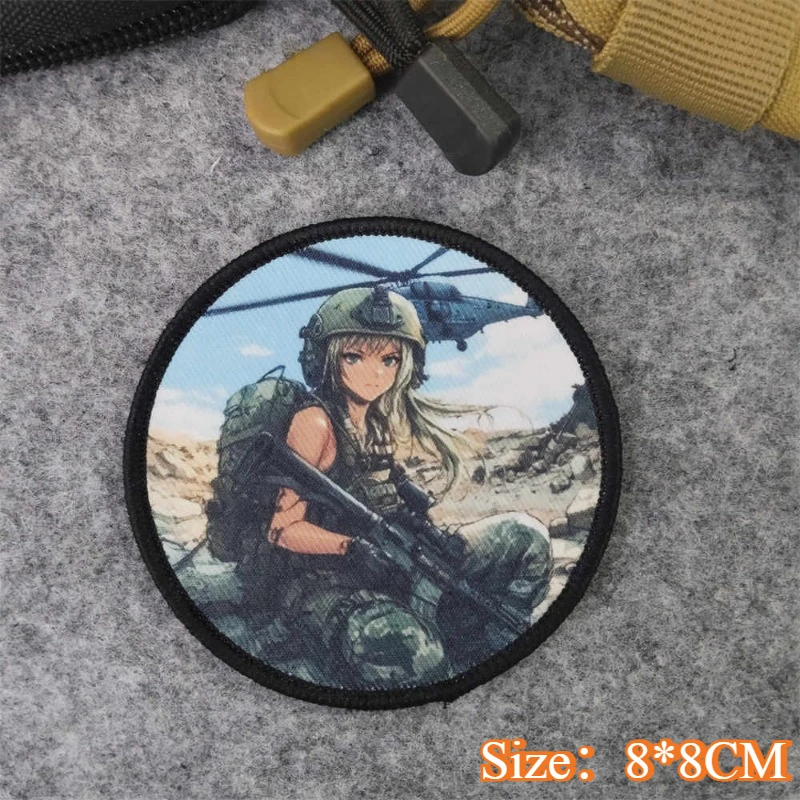 Special Warfare Operation Corp Beauty Girl Patch Tactische Warrior Print Klittenbandpatches Militaire legerbadge Rugzakstickers