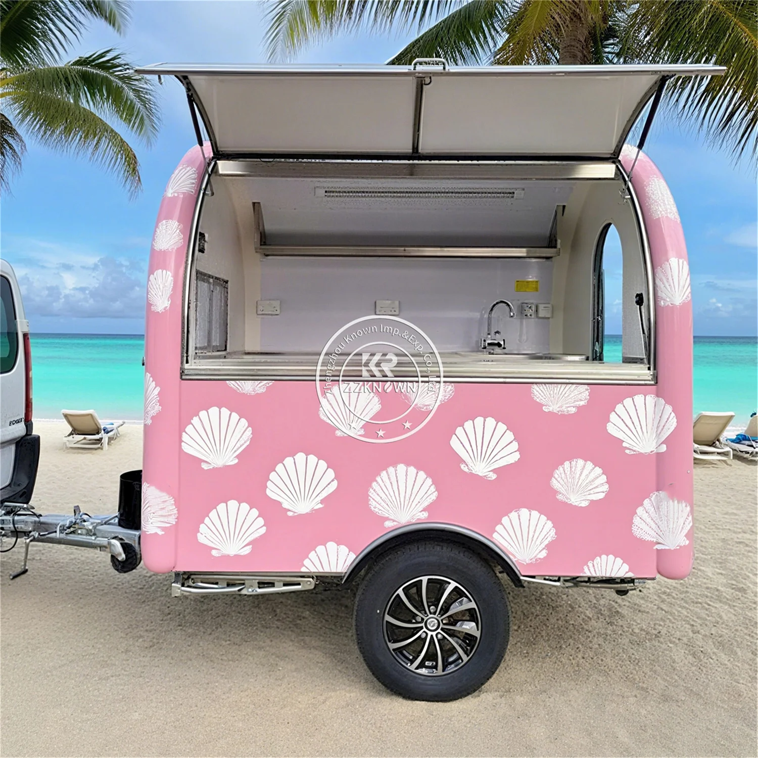 

Mobile Coffee Food Truck Fully Equipped Restaurant Street Concession Hot Dog Pizza Truck Mobile Food Cart Trailer For Sale