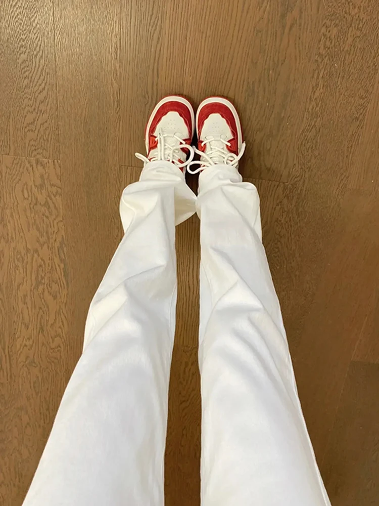 

Men's Slim Fit Fce Lined Thiened Denim Jeans Winter Straight Leg Trousers Faionable Streetwear Cleanfit High Street