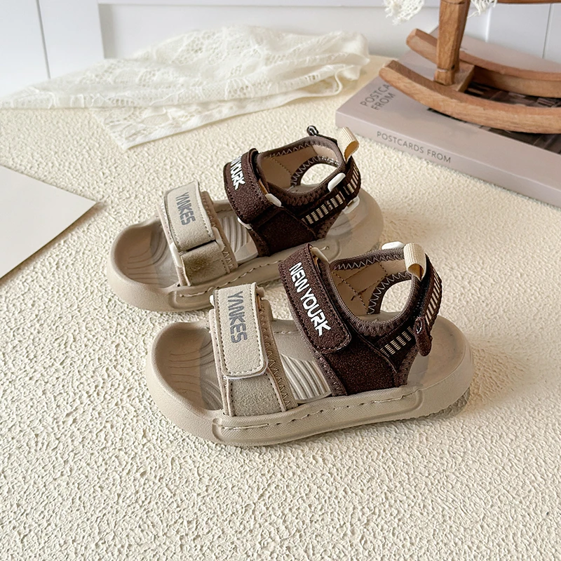 Boys Girls Summer Sandals Kids Sport Beach Shoes Casual Comfortable Soft Sole Childrens Fashion Sandals for Toddler Little Kid