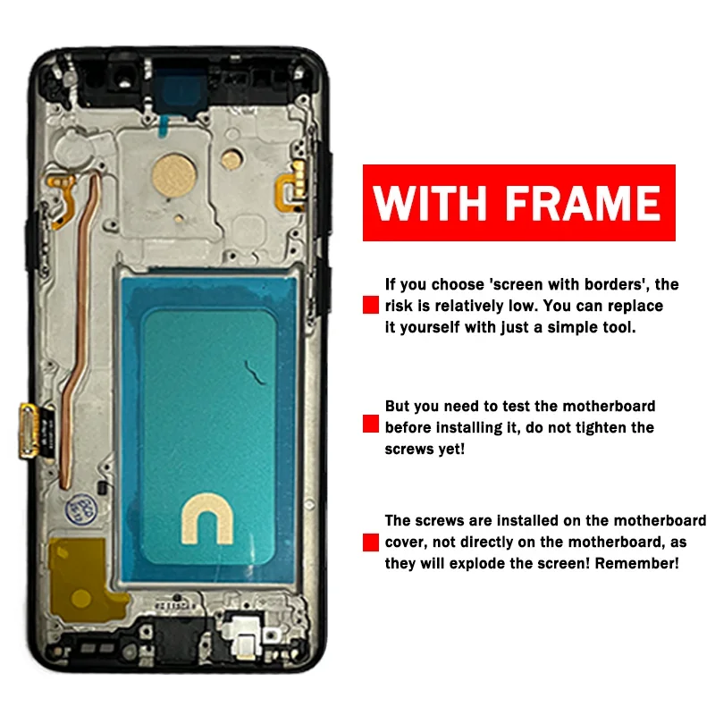 TFT Quality New S9Plus LCD for Samsung S9 Plus LCD Display Touch Screen Digitizer with Frame For Samsung S9+ G965 G9650 lcd