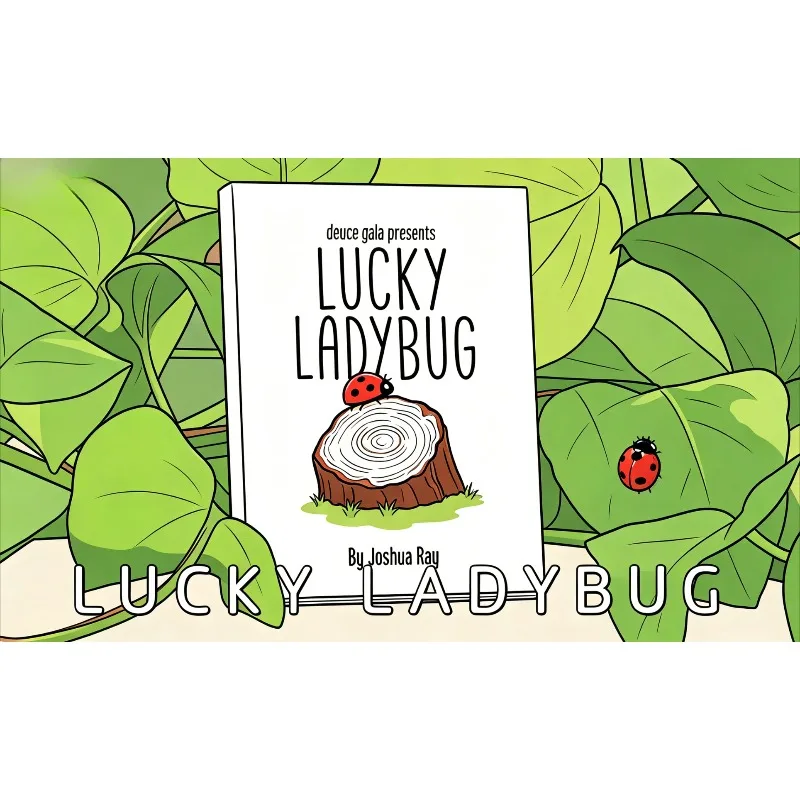 Joshua Ray Lucky Ladybug (Gimmicks and Online Instructions) Close Up Performer Magic Tricks Street Magic Props Illusions Fun