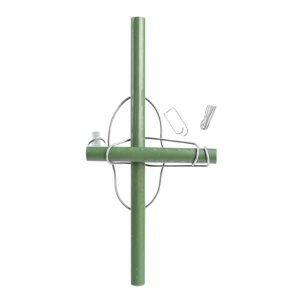 20mm Greenhouse Clips Stainless Steel Plant Stakes Clips Plant Cover Tool Free Installation Expandable Support Design