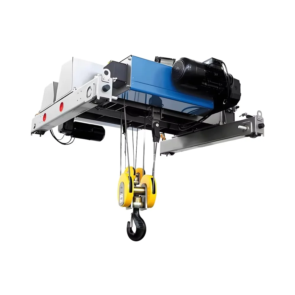 Подъемник с двойной балкой для заводского использования, 2-летняя гарантия, кран с дистанционным управлением и компонентом основного двигателя